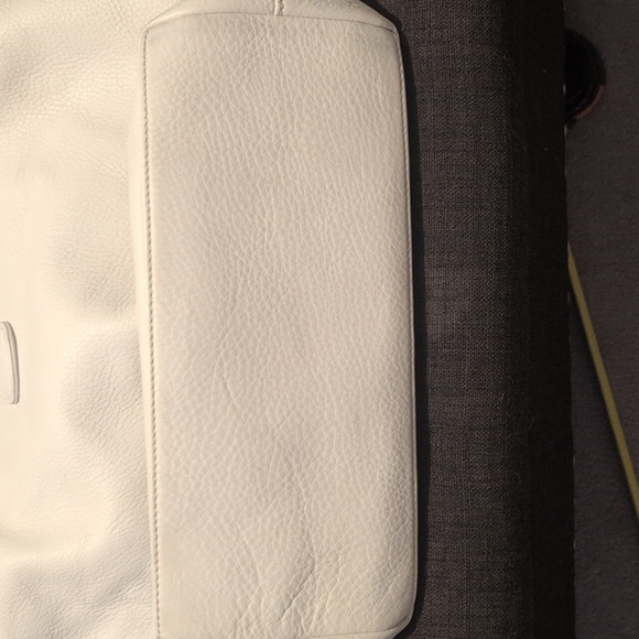 Dooney & Bourke Taupe Leather Shoulder Bag - Picture 6 of 9